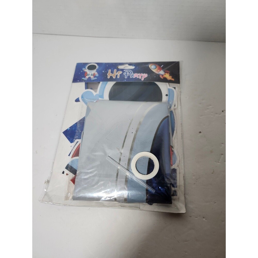Space Themed Birthday Banner And Balloons
